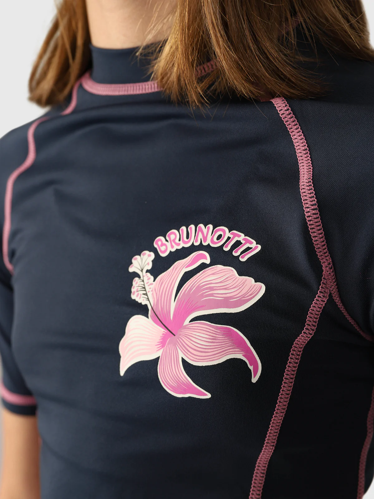 Lineas Girls Rashguard | Indigo Blue - Image 6