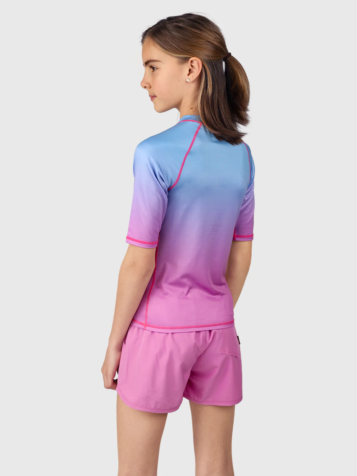 Lineas-Gradient Girls Rashguard | Gradient Bluebell - Image 6