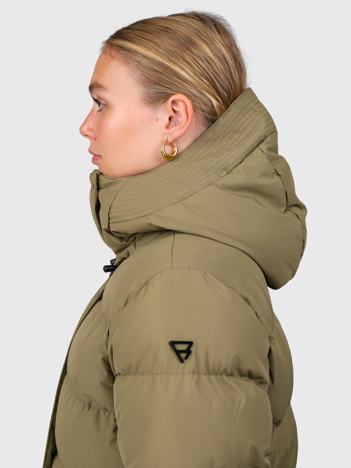 Madwell Women Puffer Jacket | Dusky Green - Image 15