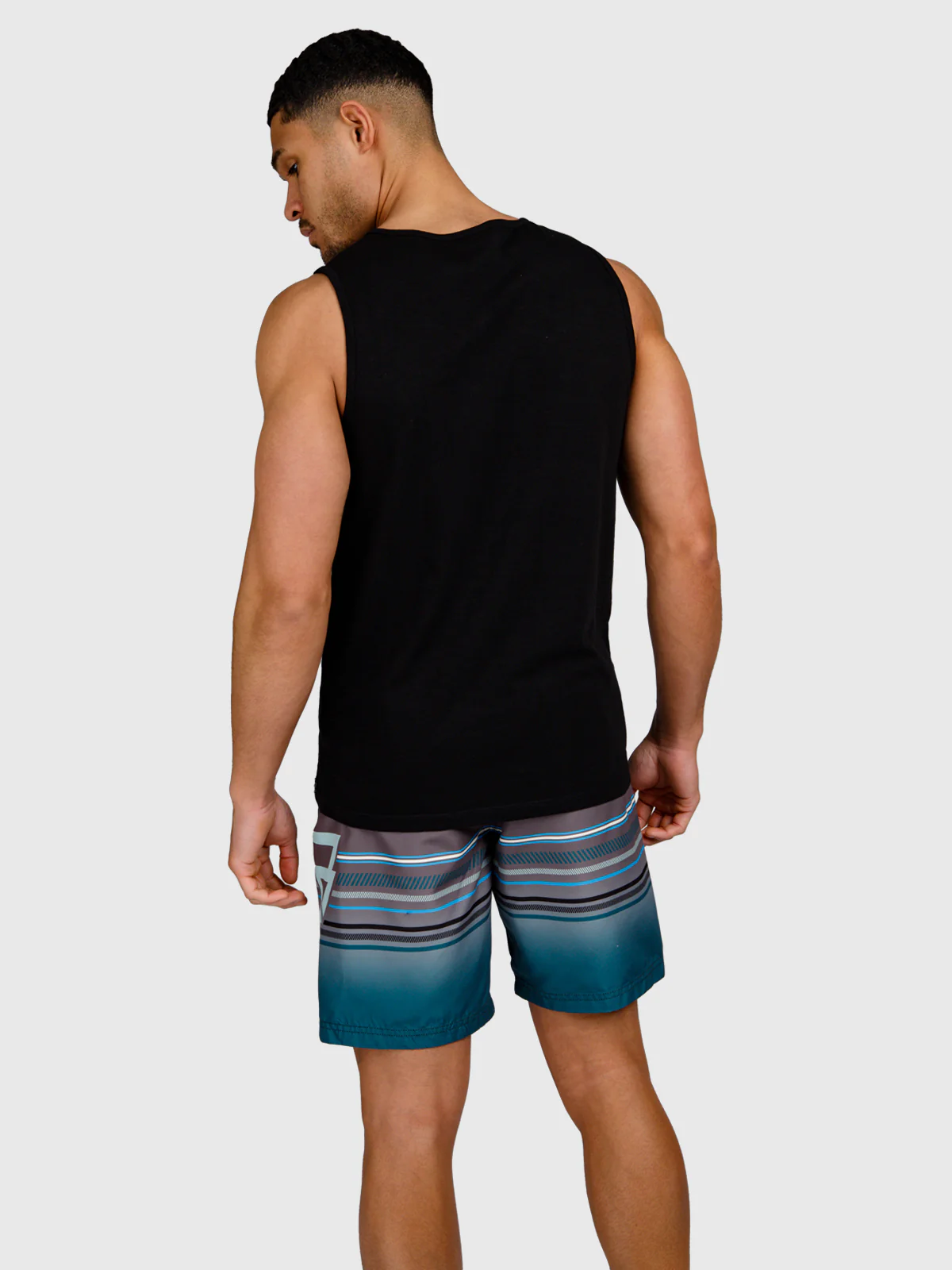Malaku-Slub Men Singlet | Black - Image 2