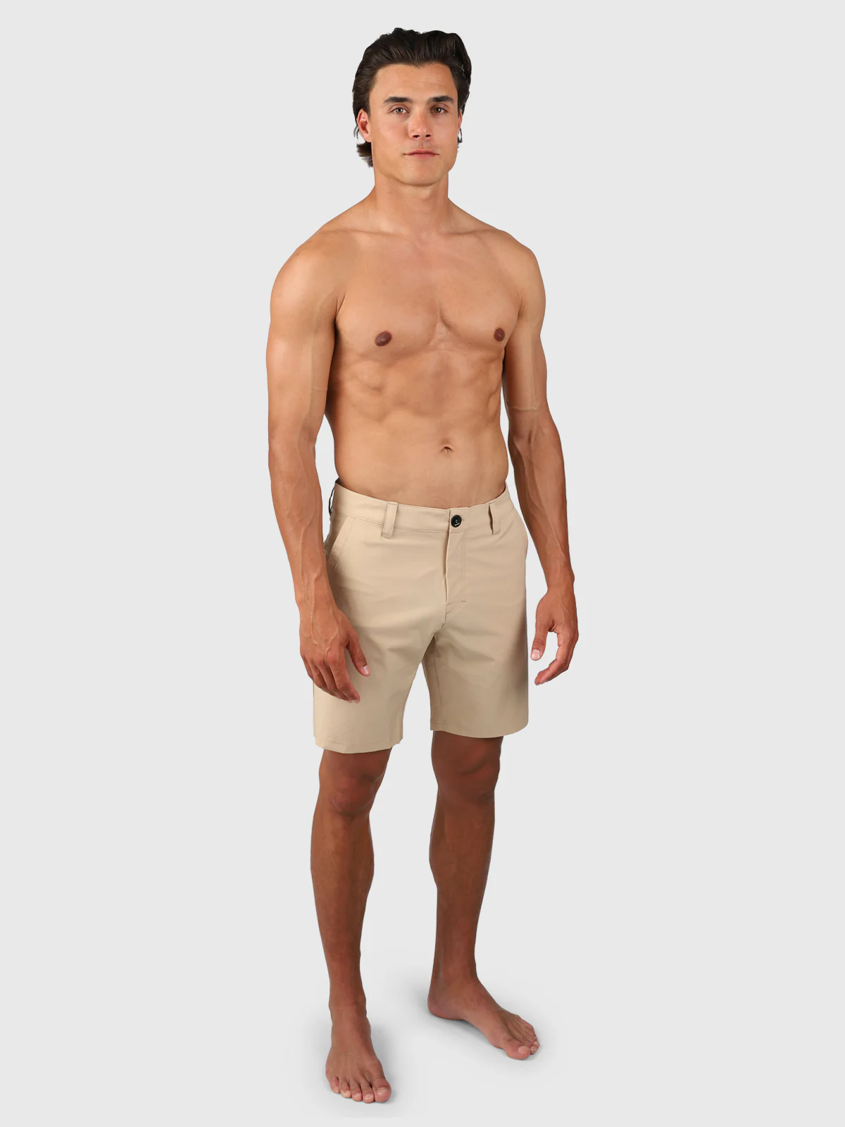 Marret Men Hybrid Shorts | Beige - Image 5
