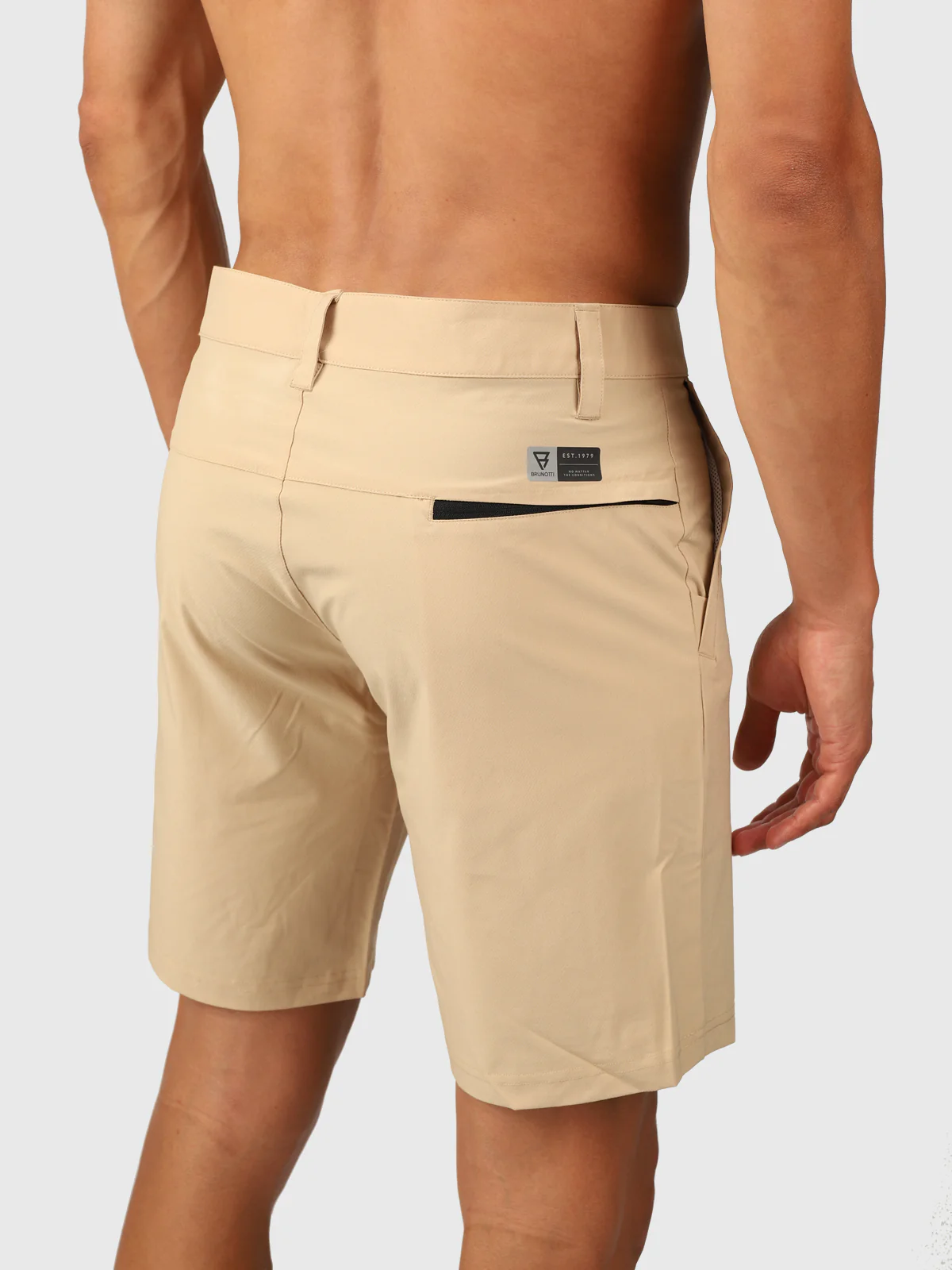Marret Men Hybrid Shorts | Beige - Image 7