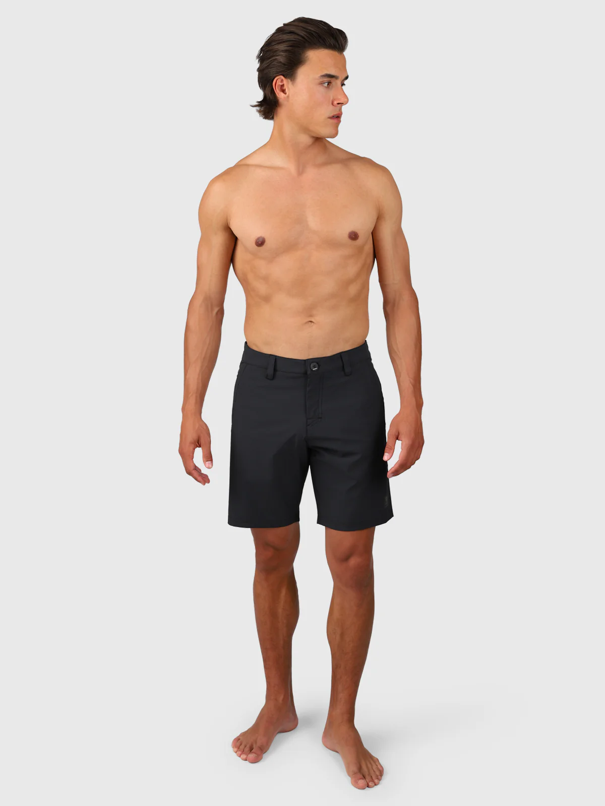 Marret Men Hybrid Shorts | Light Black - Image 7