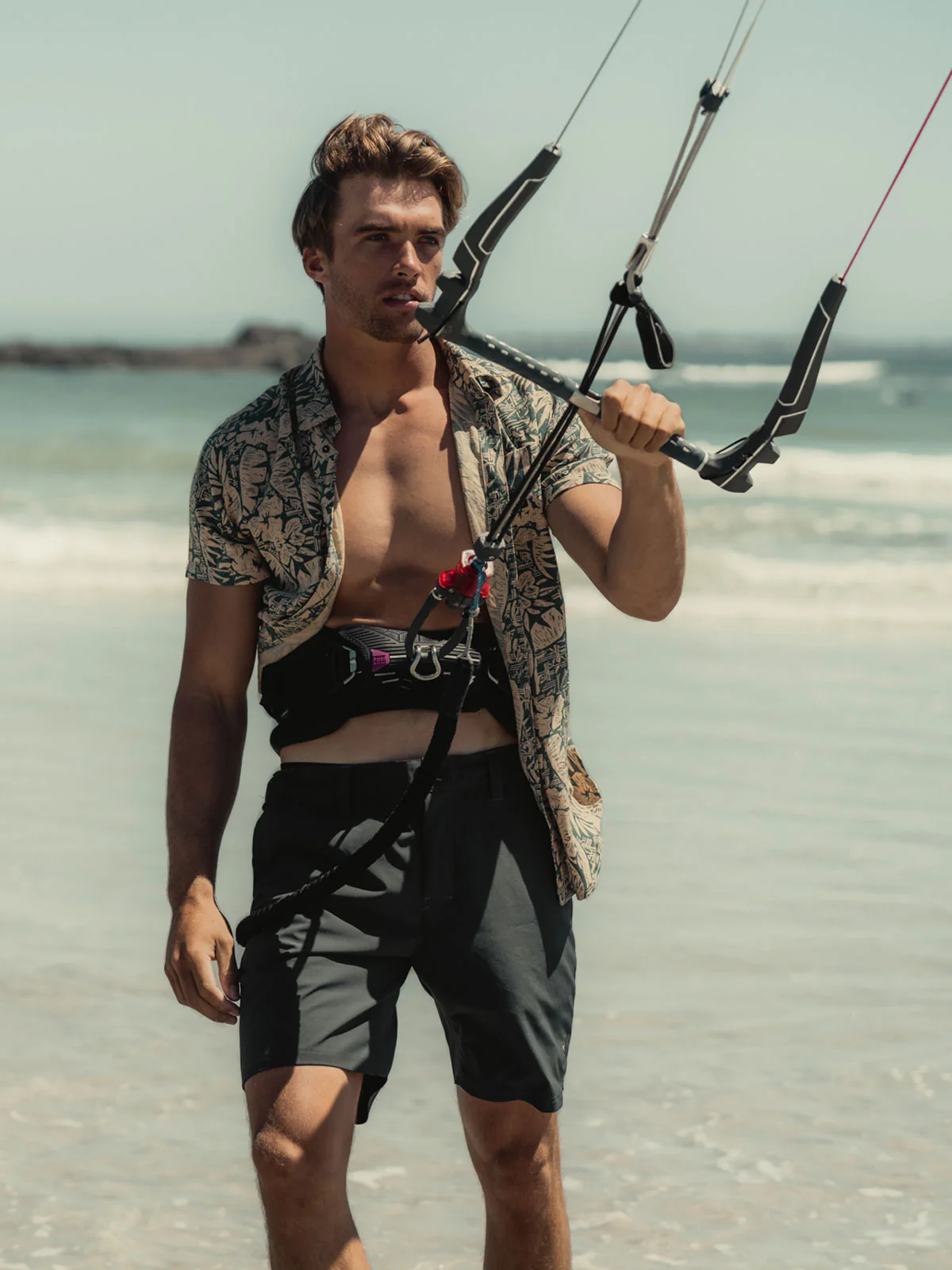 Marret Men Hybrid Shorts | Light Black - Image 8