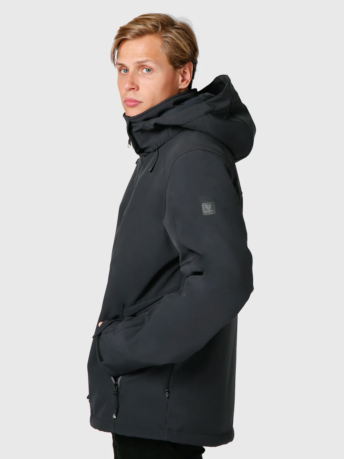 Marsala-N Men Softshell Jacket | Black - Image 3