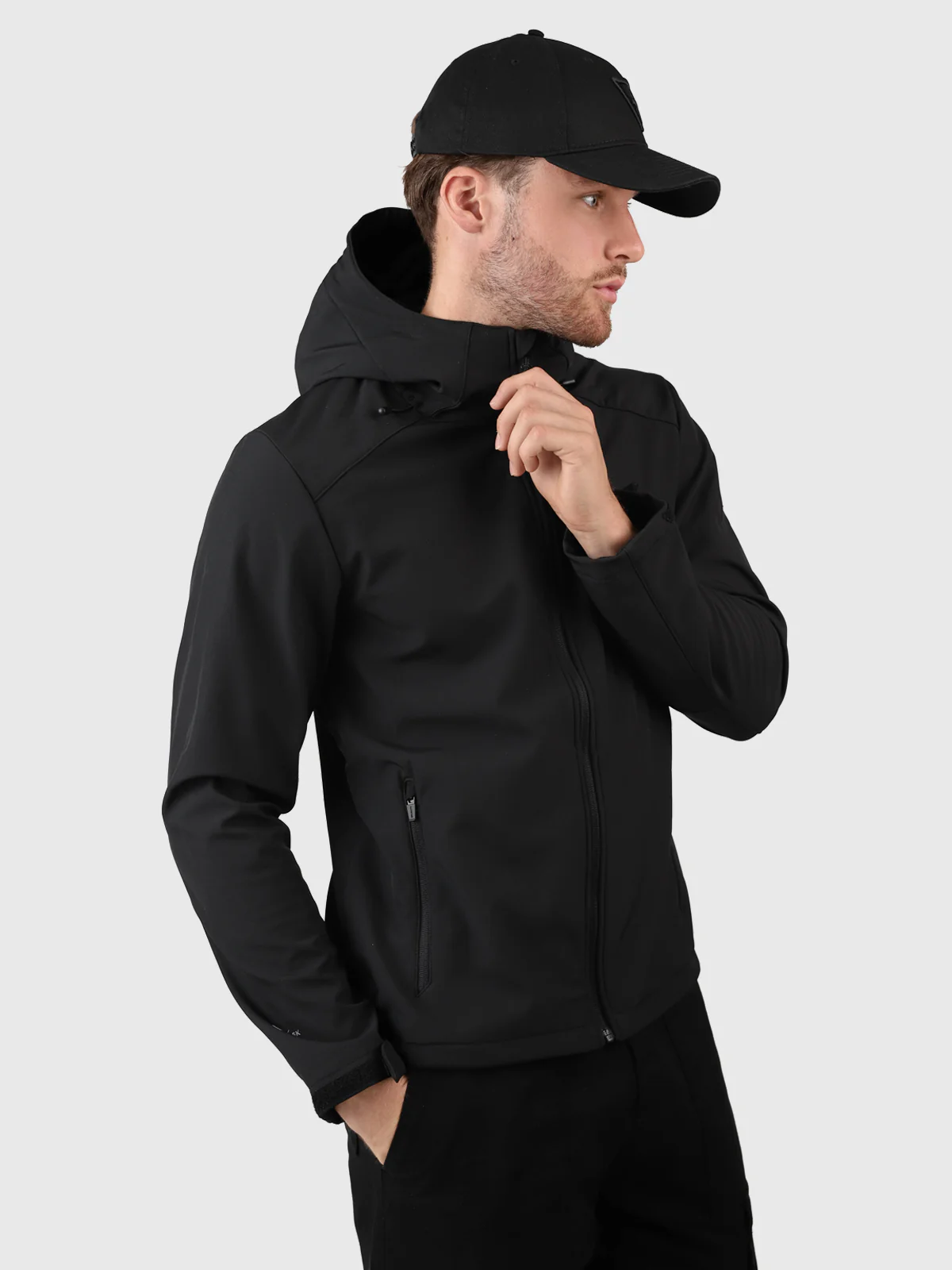 Mib-N Men Softshell Jacket | Black - Image 3