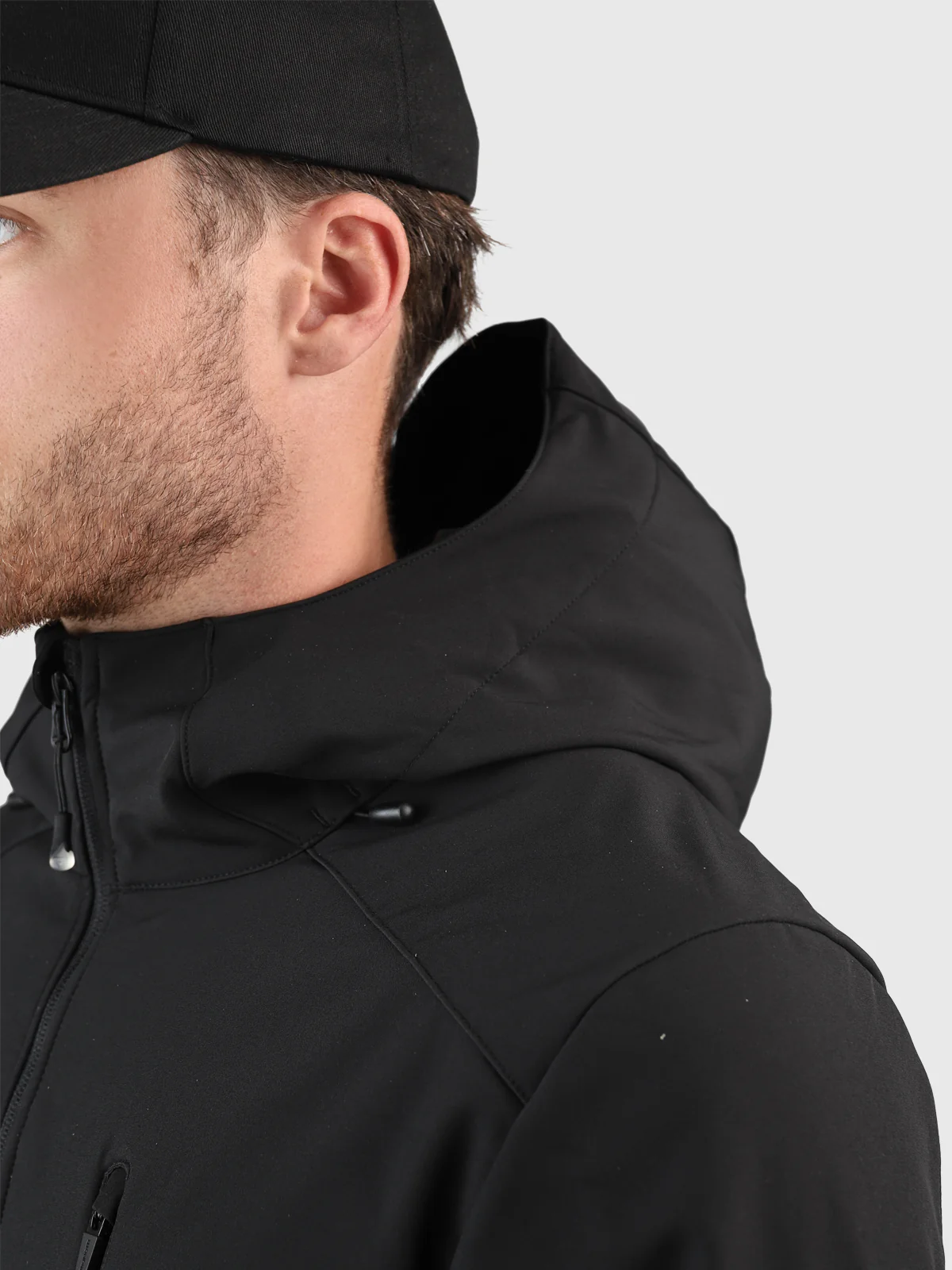 Mib-N Men Softshell Jacket | Black - Image 6