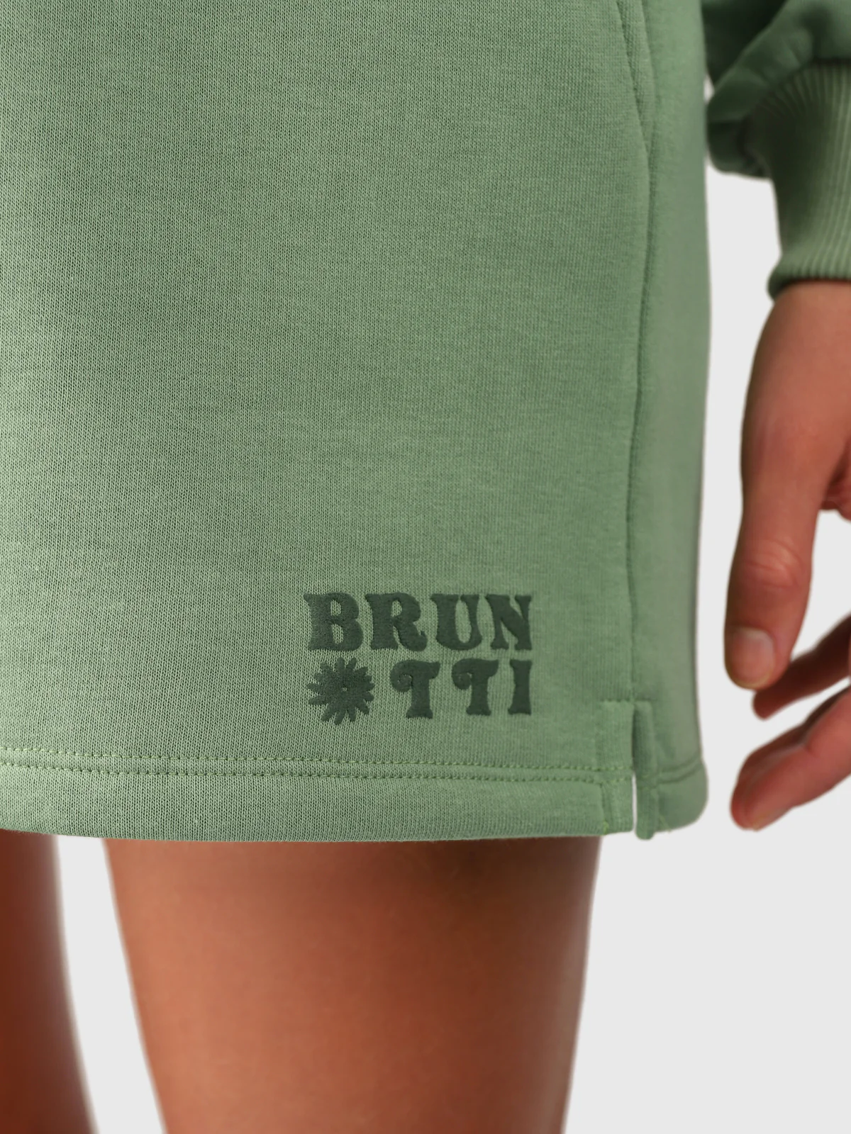 Milly Women Sweat Short | Eucalyptus - Image 6