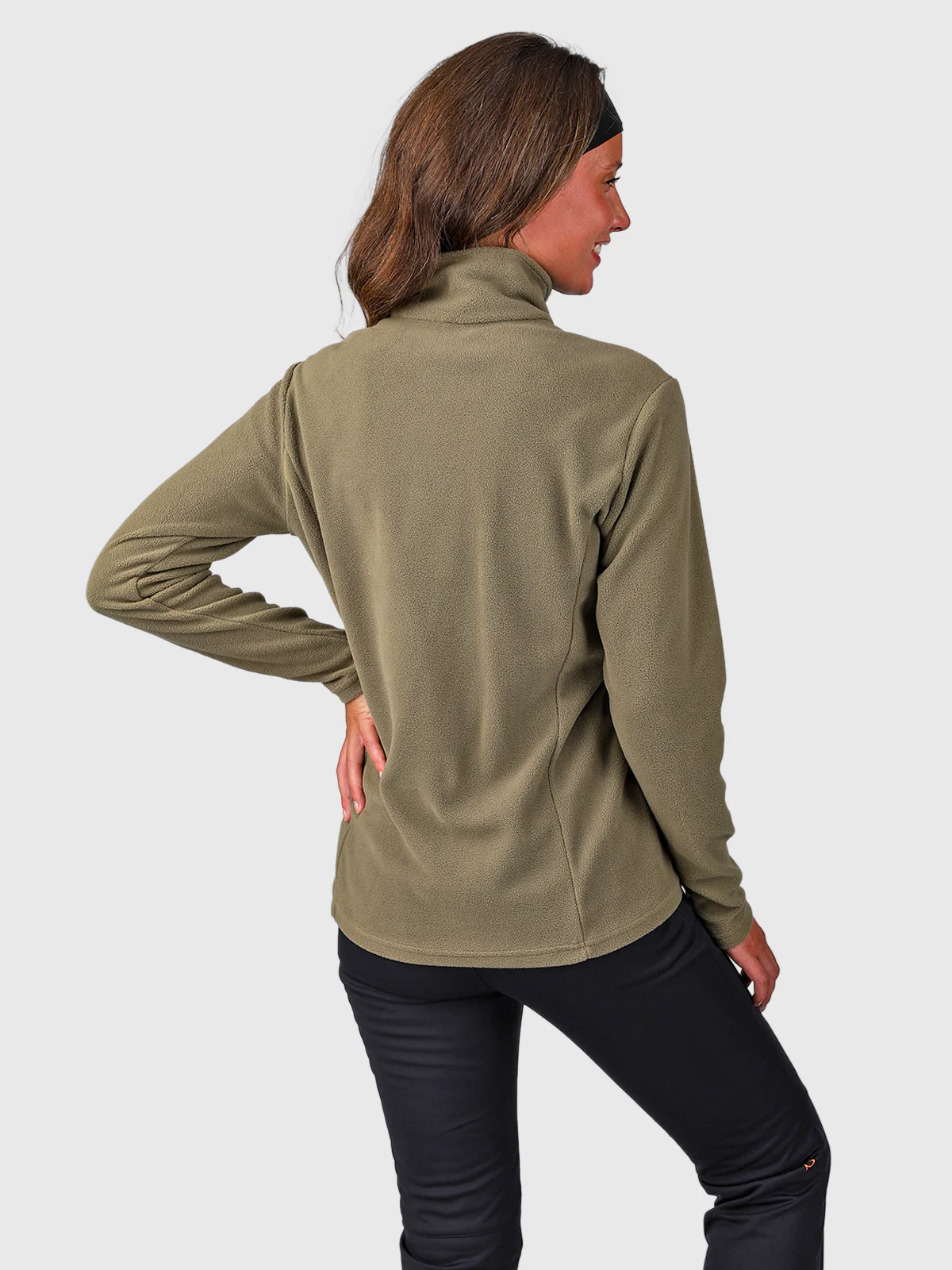 Misma Women Fleece | Dusky Green - Image 2