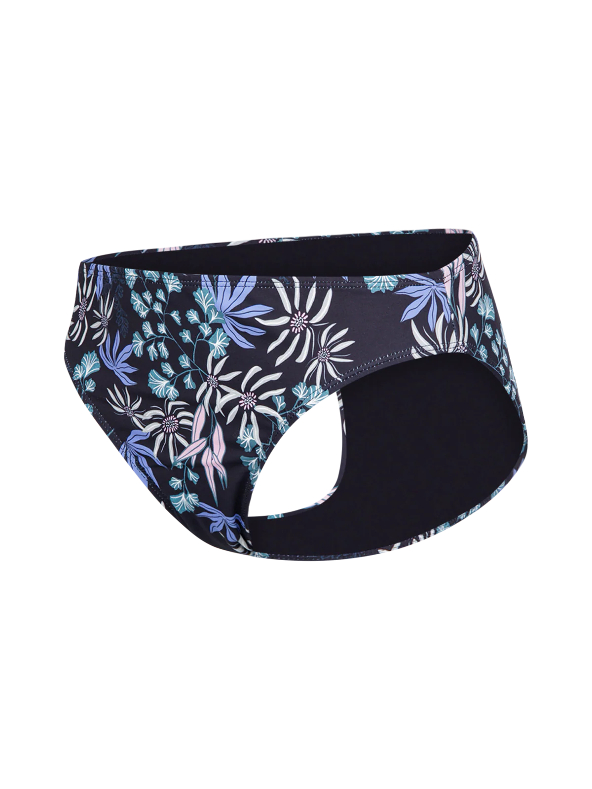 Nolina-Print Women Bikini Bottom | Black - Image 9