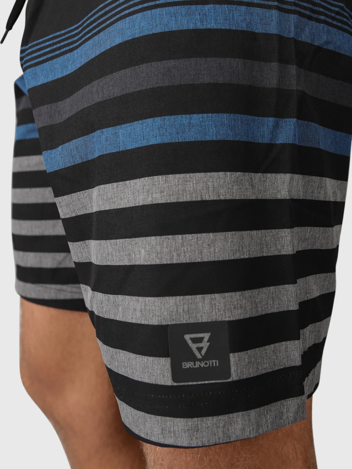 Paitor-Stripe Men Boardshorts | Black - Image 6