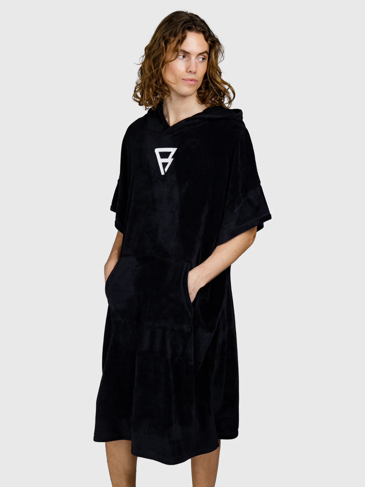 Ponchetto Men Poncho | Black - Image 4