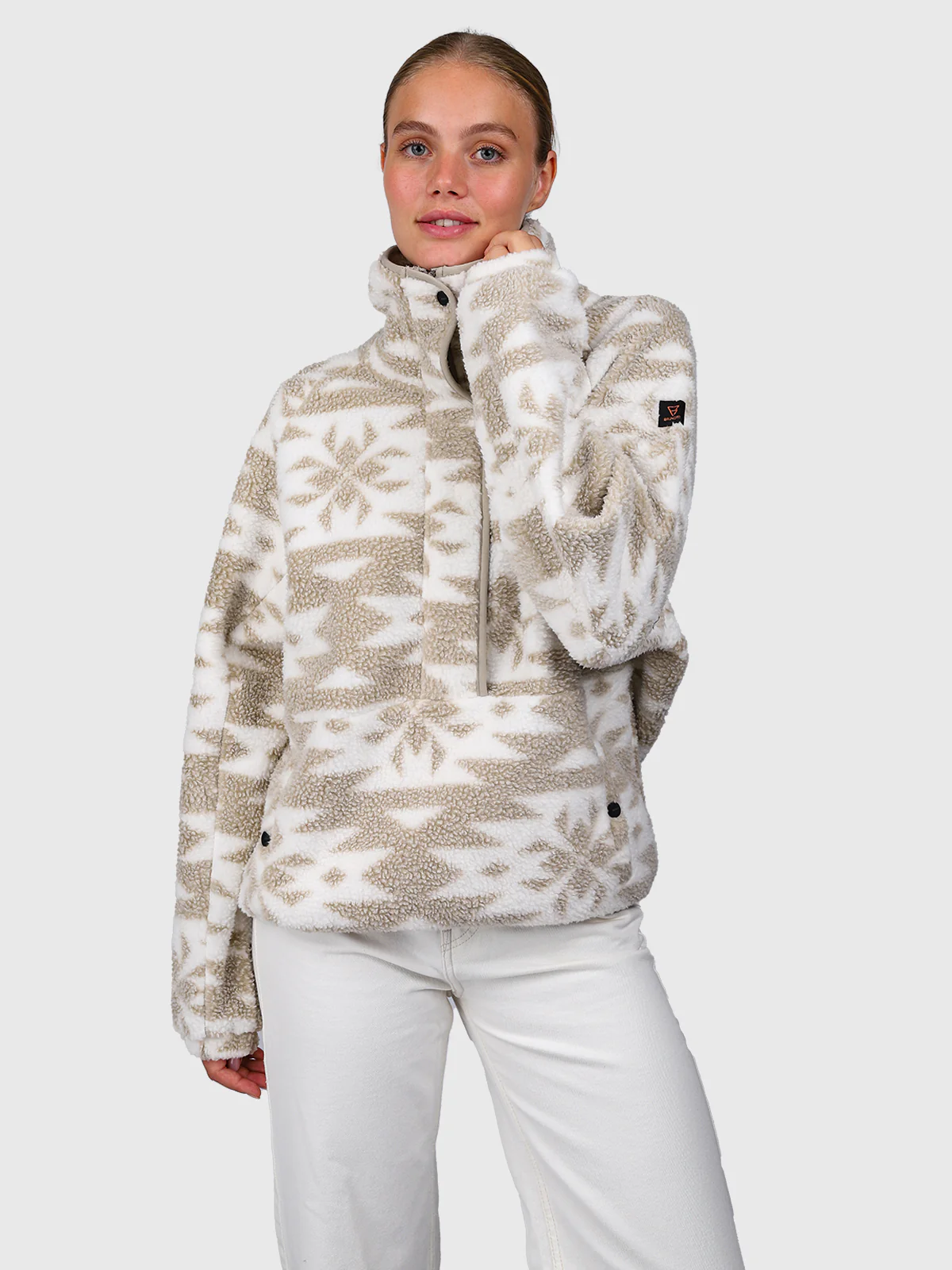 Powchou-Print Women Fleece | Polar Fungi - Image 3
