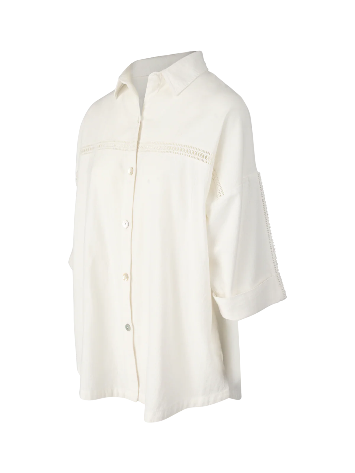 Riley Women Shirt | Cream - Image 10
