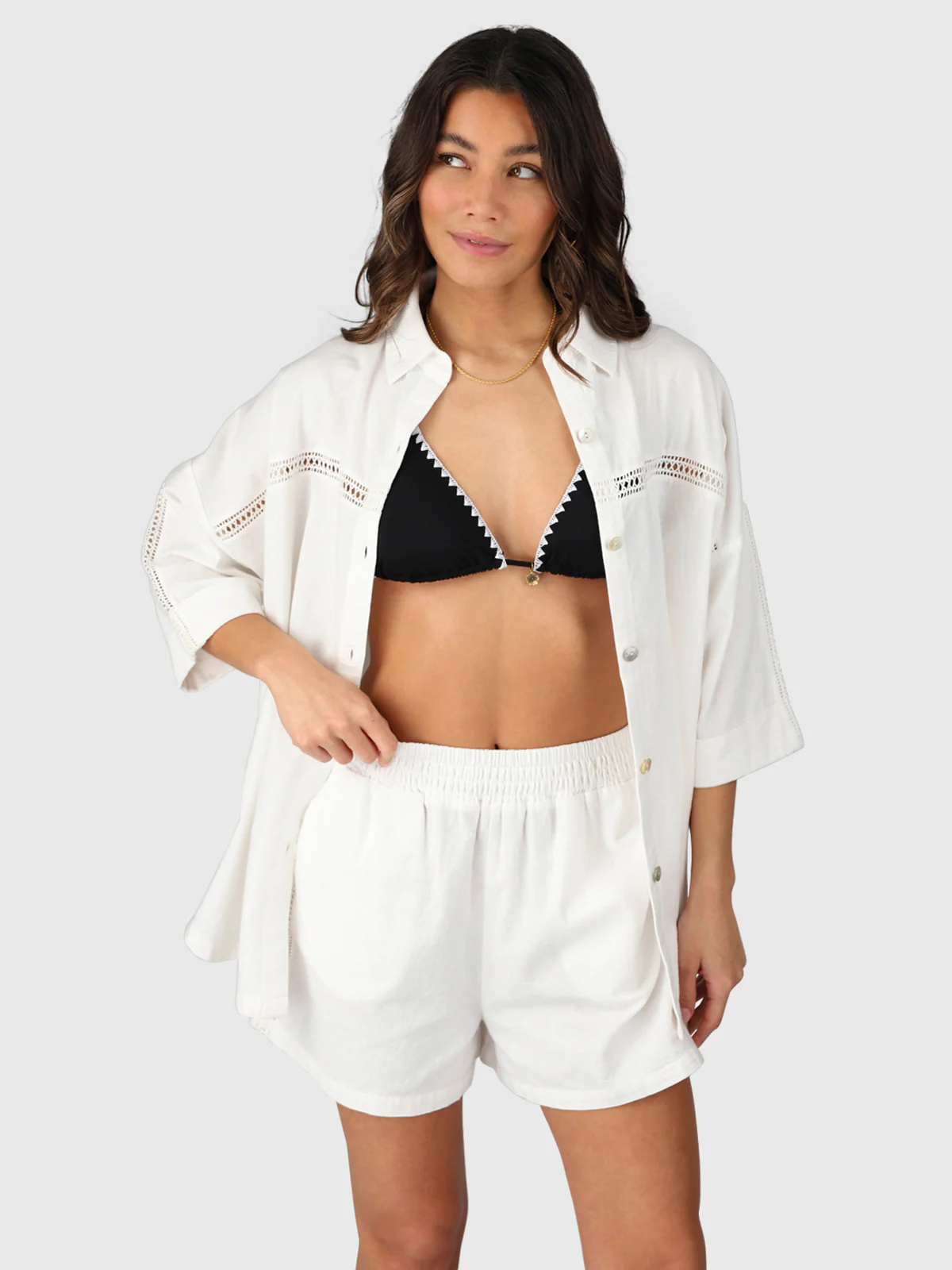 Riley Women Shirt | Cream - Image 5
