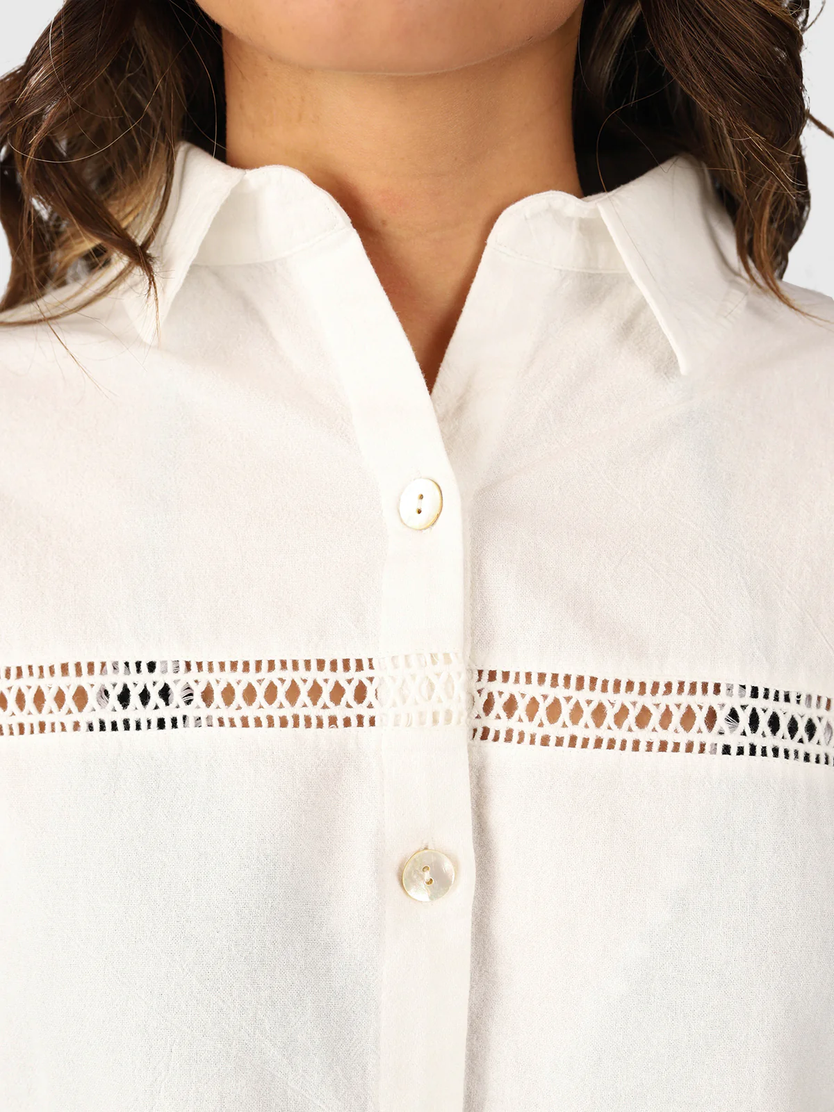 Riley Women Shirt | Cream - Image 6