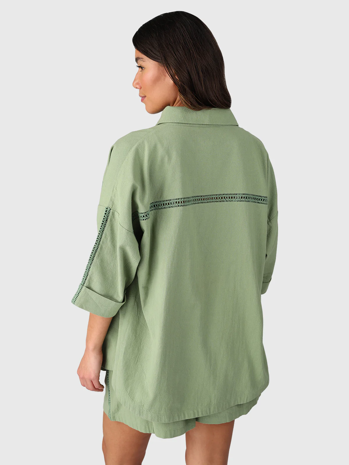 Riley Women Shirt | Eucalyptus - Image 3
