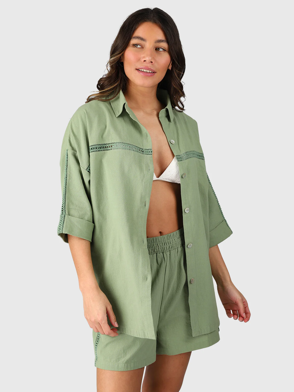 Riley Women Shirt | Eucalyptus - Image 4
