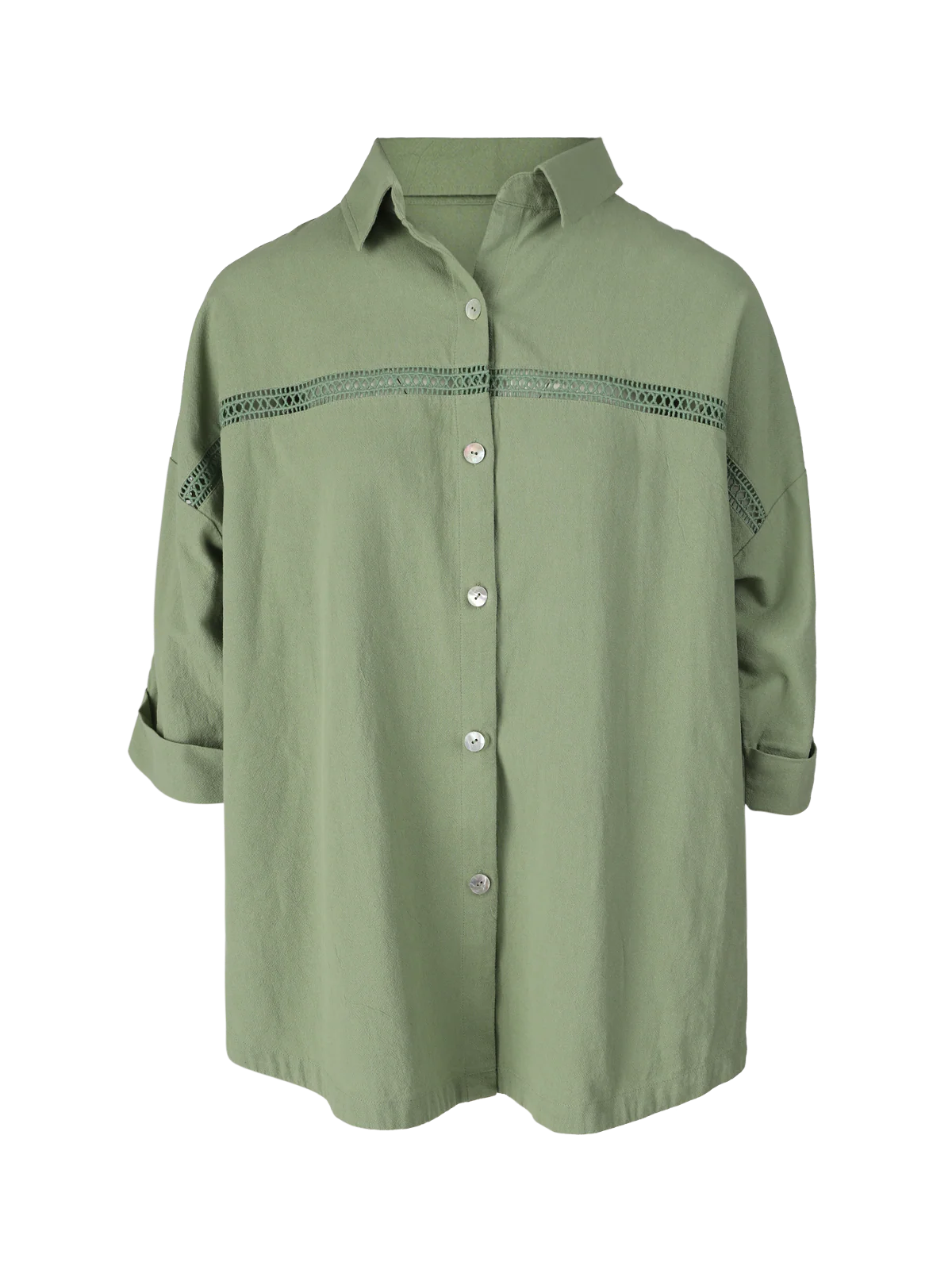 Riley Women Shirt | Eucalyptus - Image 8