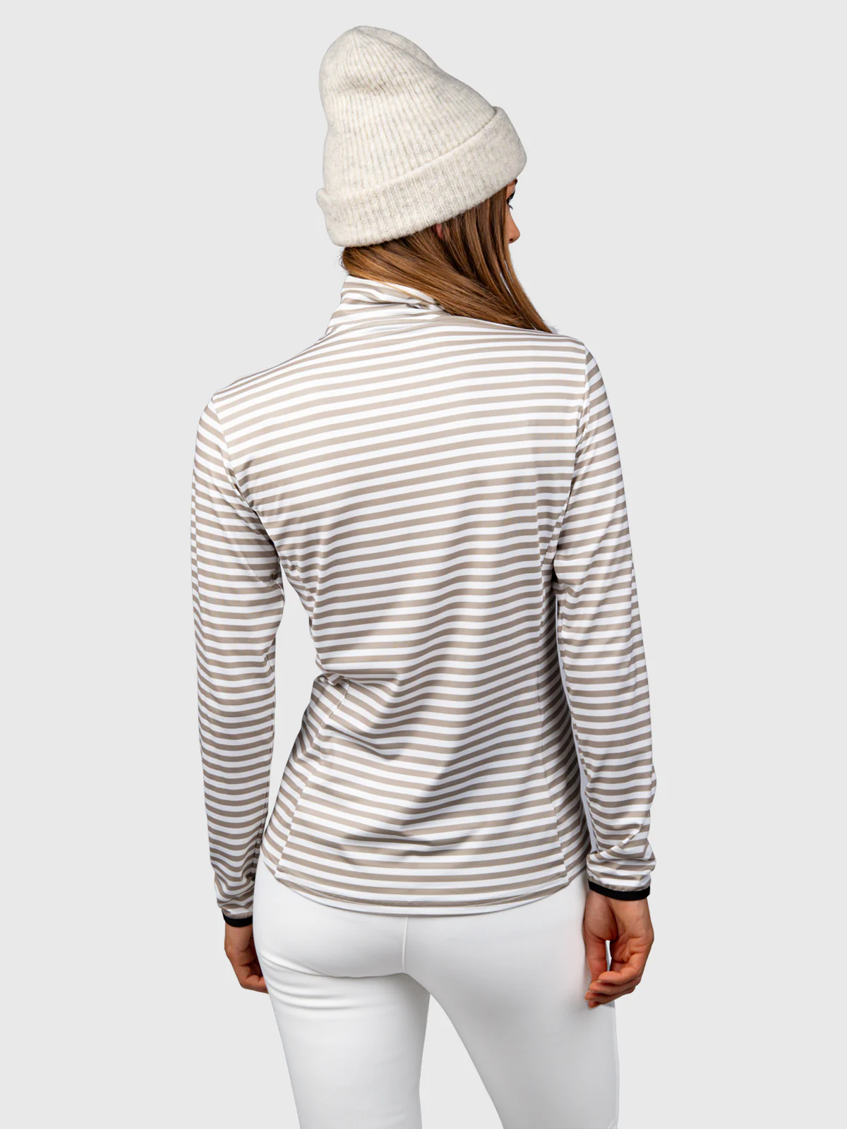 Rodika-Print Women Fleece | Awning Stripe Fungi - Image 2