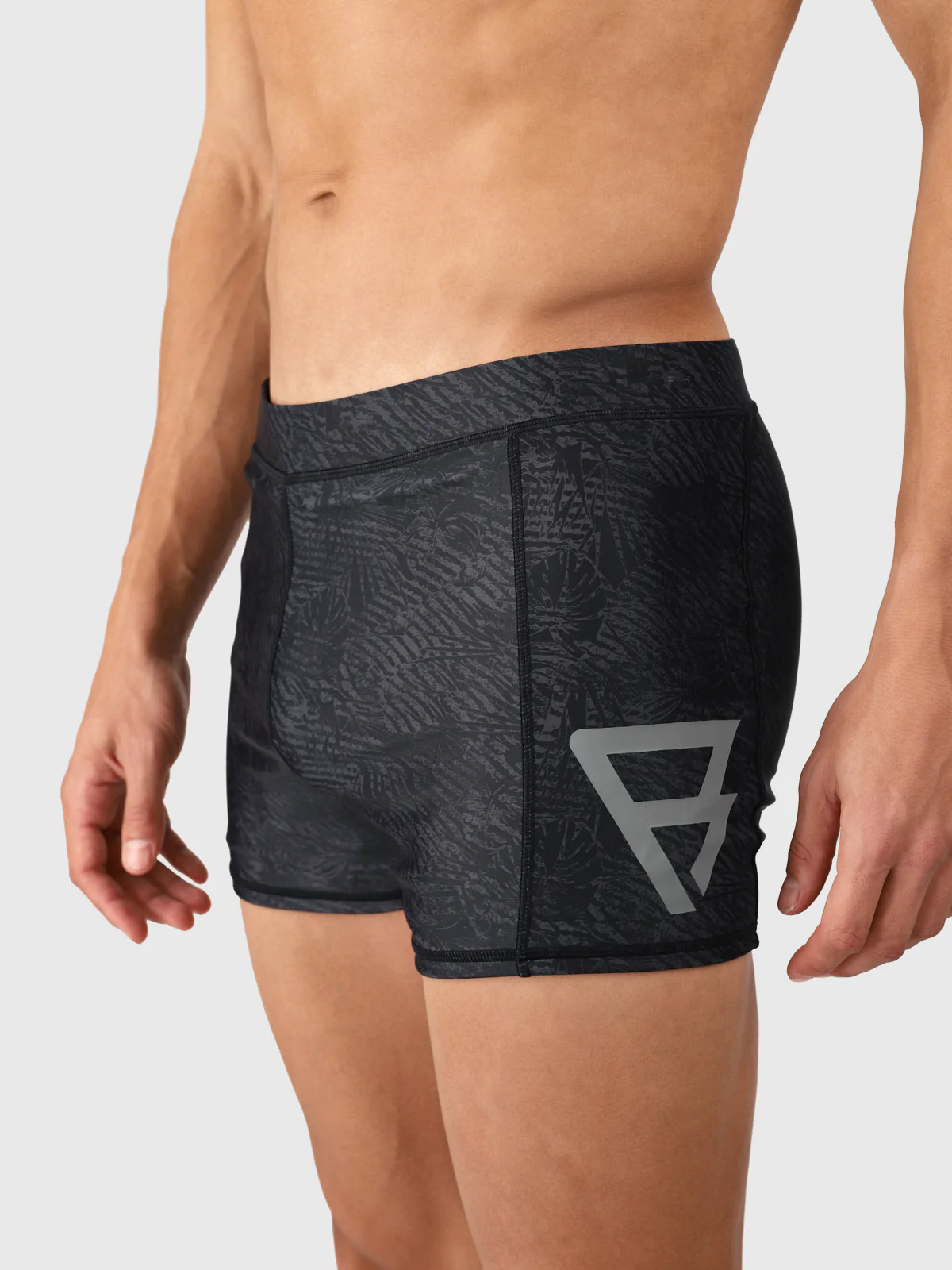 Samier-Reflection Men Swim Trunks | Black - Image 2