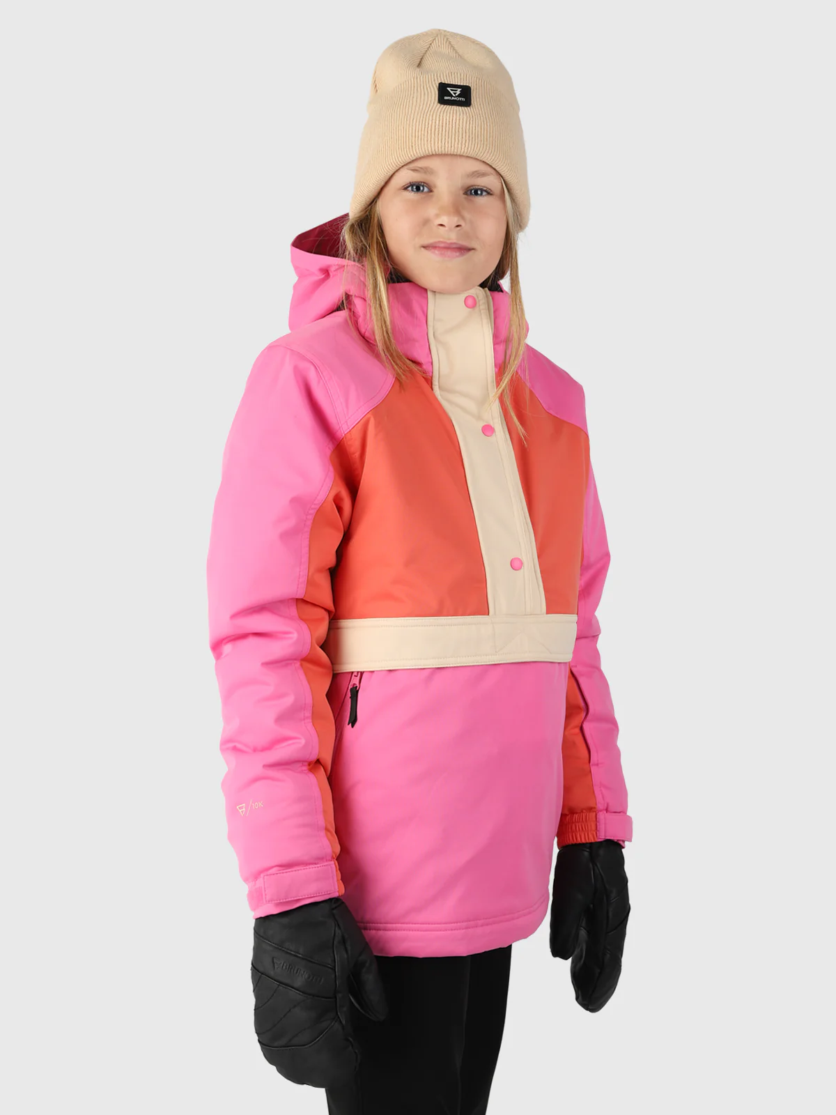 Sappo Girls Anorak Snow Jacket | Red - Image 5