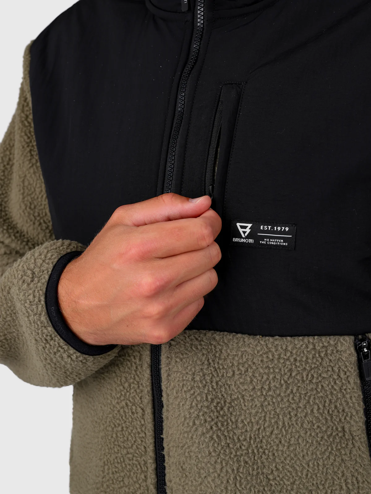 Shawno Men Fleece | Dusky Green - Image 12