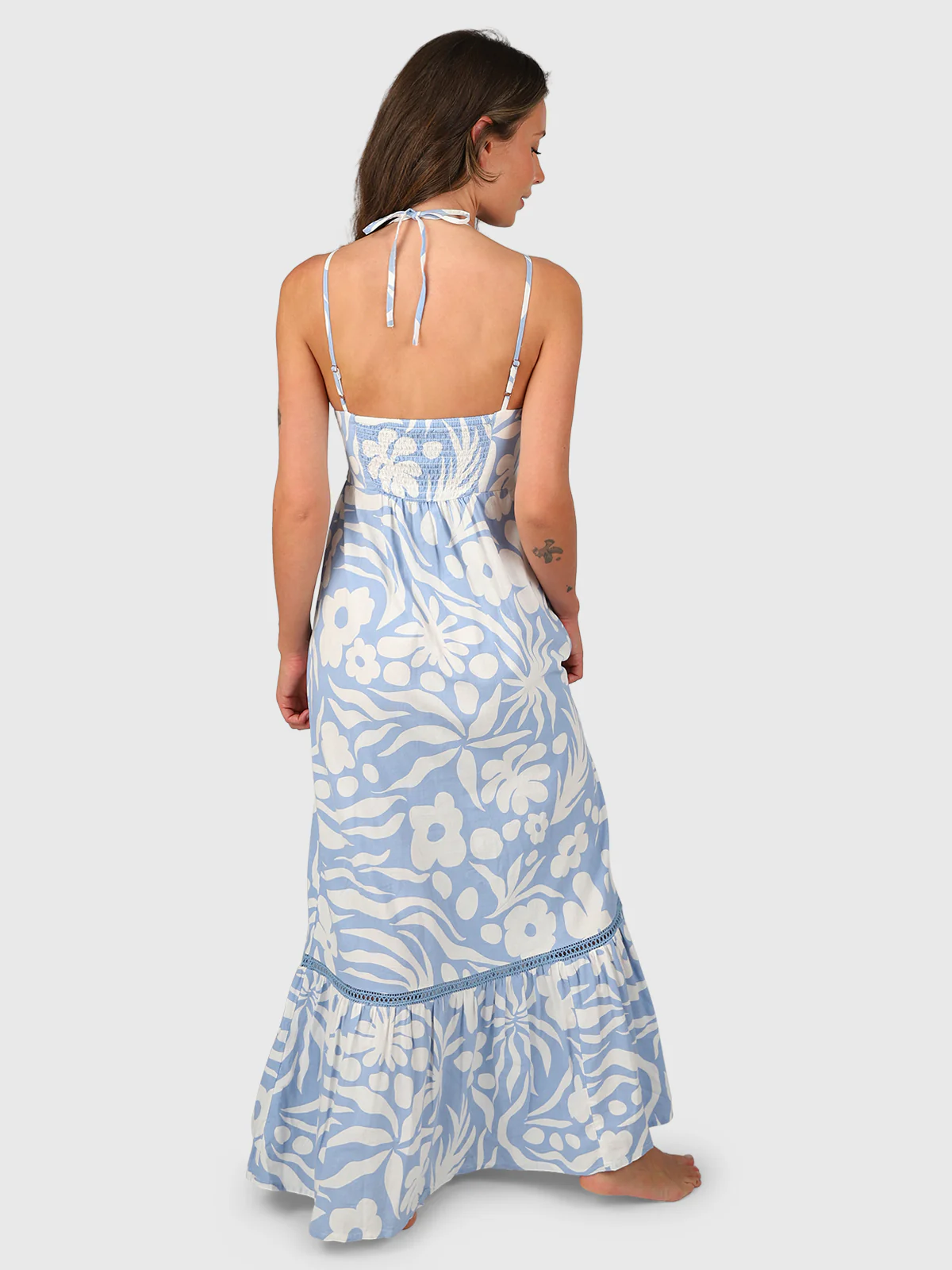 Siena-Floral Swirl Women Dress | Bluebell - Image 3