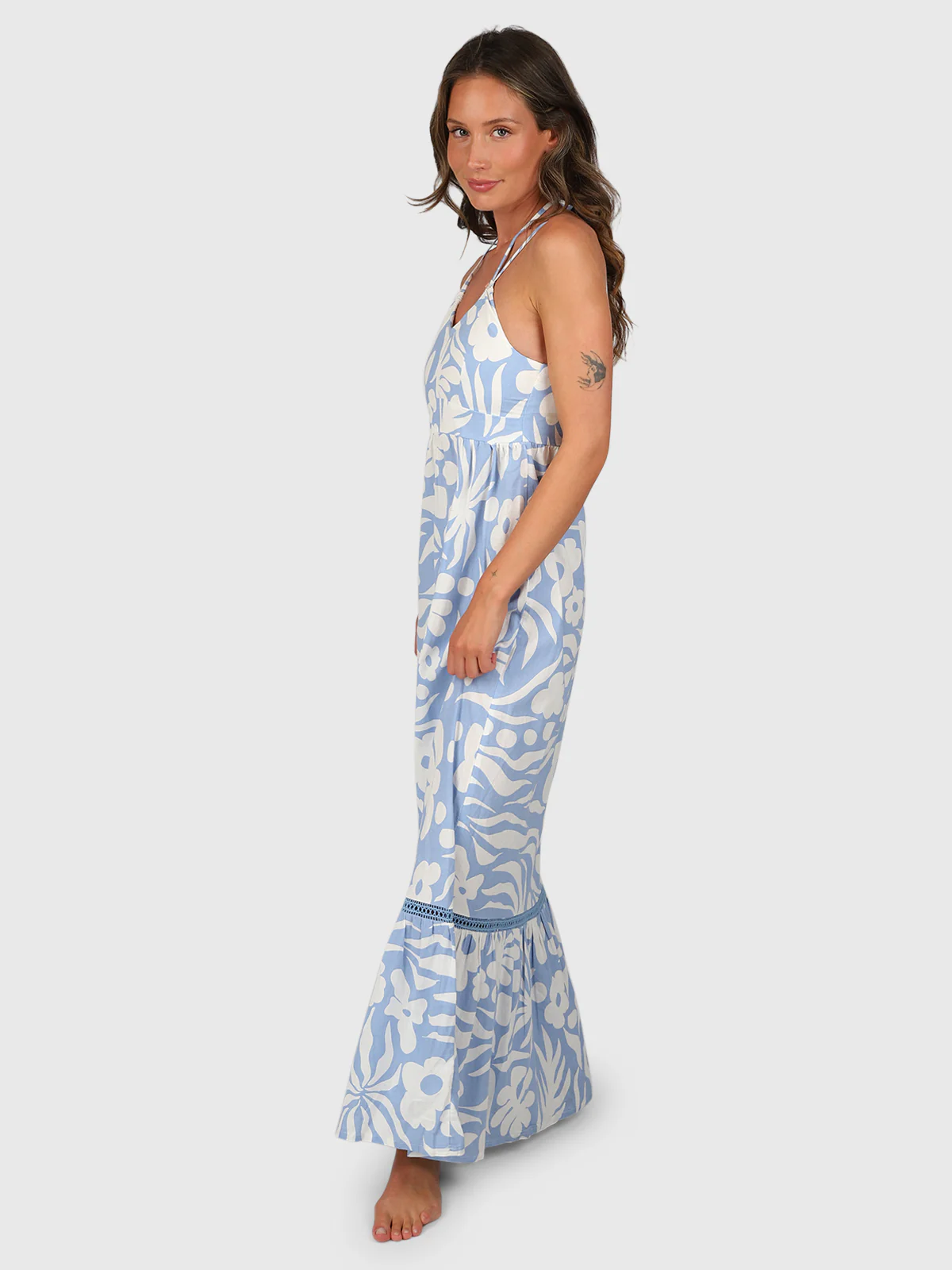 Siena-Floral Swirl Women Dress | Bluebell - Image 6