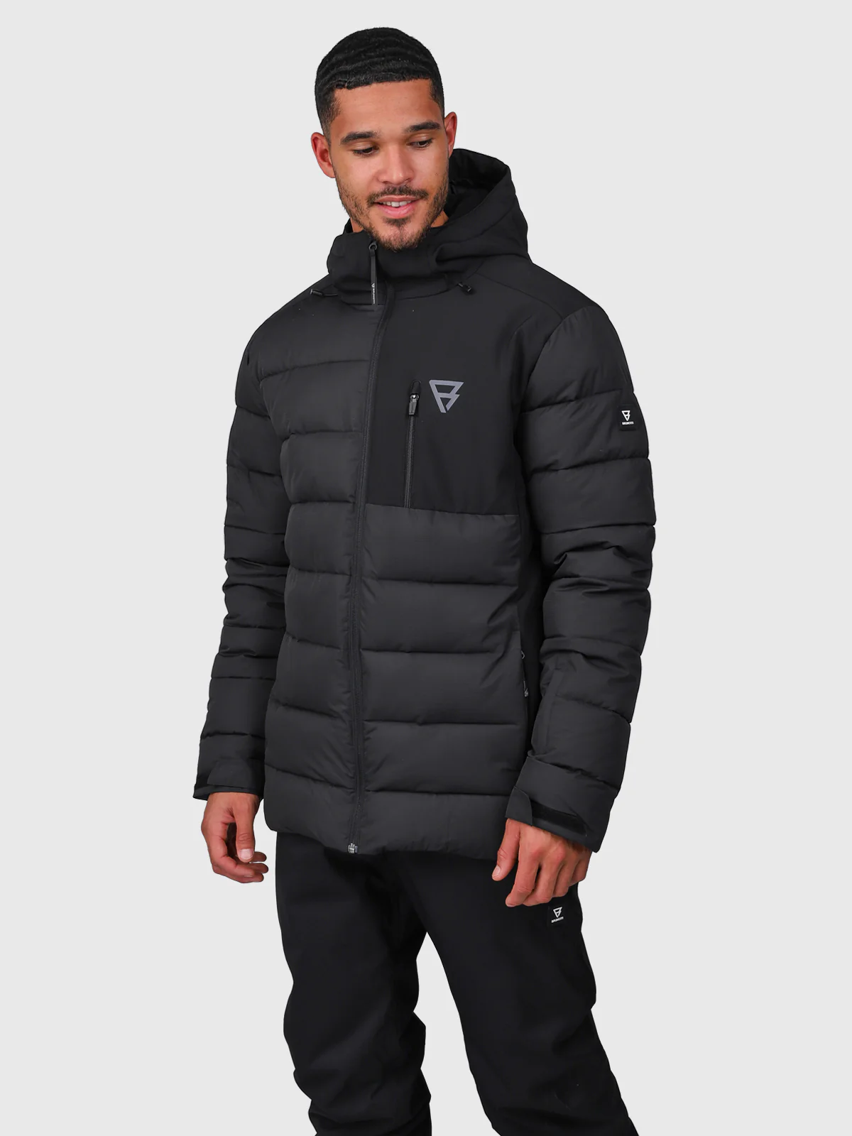Stortan Men Snow Jacket | Black - Image 4