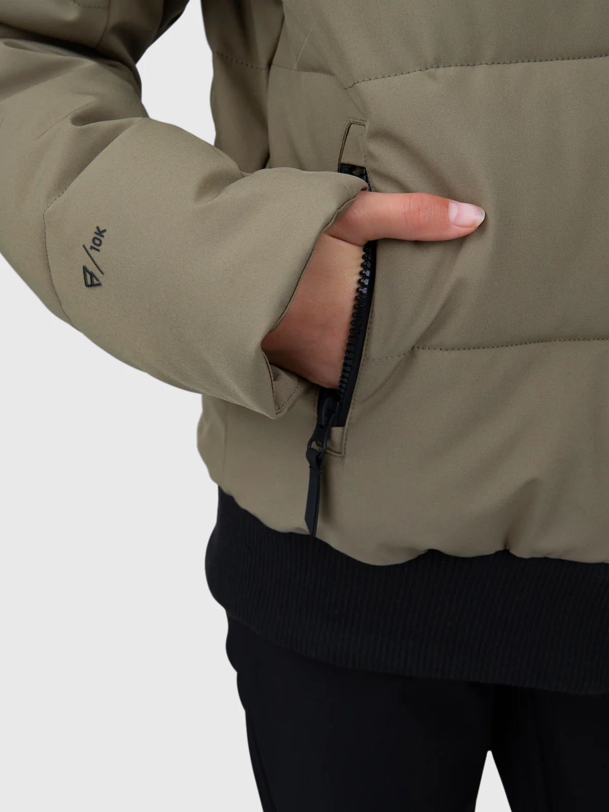 Suncrowny Girls Snow Jacket | Dusky Green - Image 12