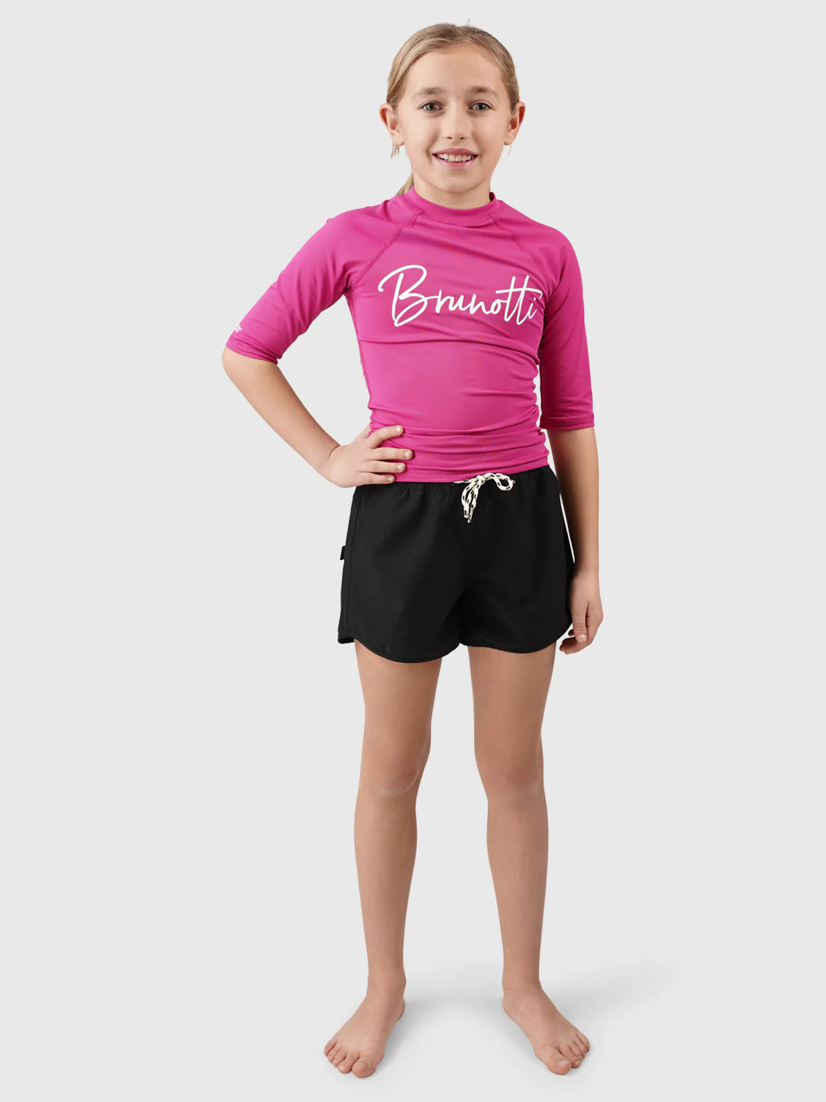 Tulya Girls Swim Shorts | Black - Image 5