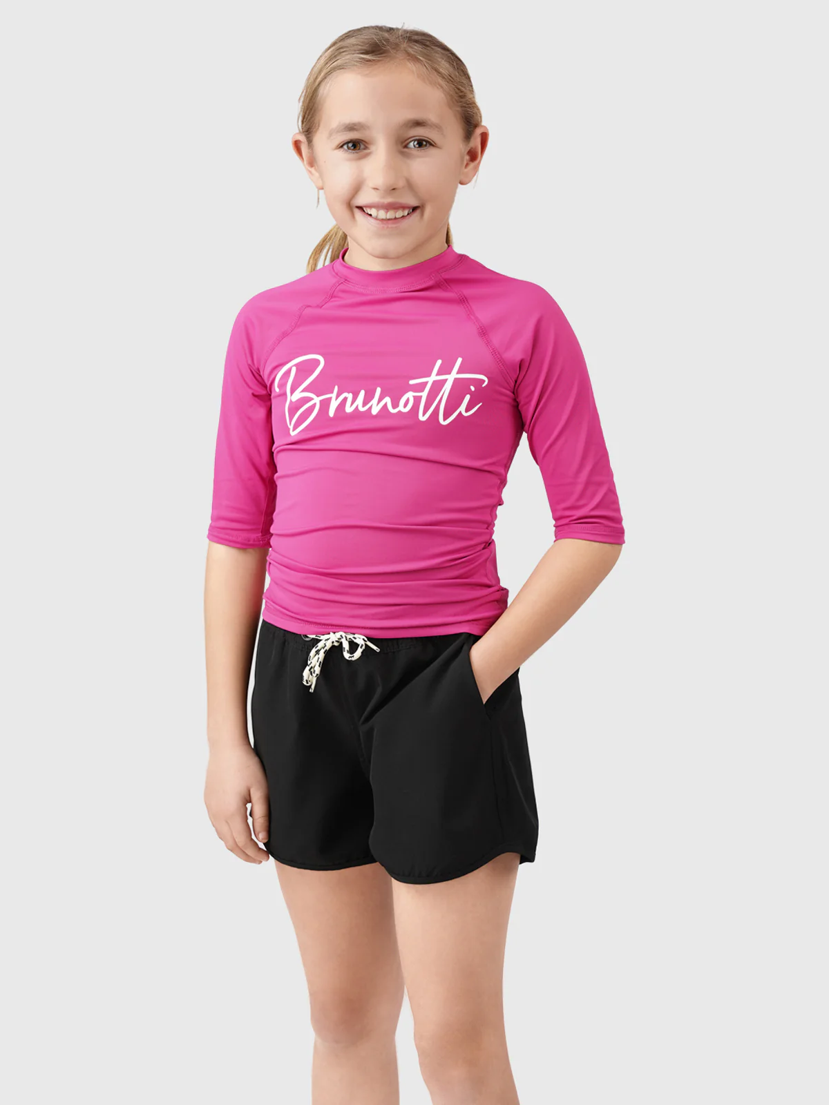 Tulya Girls Swim Shorts | Black - Image 9