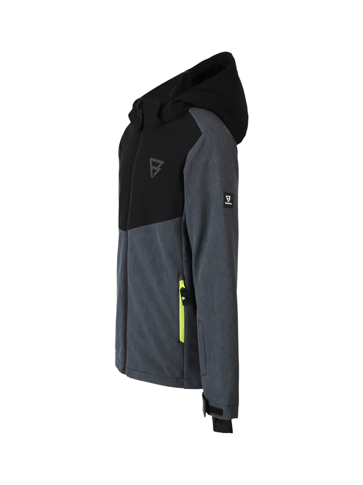 Twinstroky Boys Softshell Snow Jacket | Dark Grey Melee - Image 11
