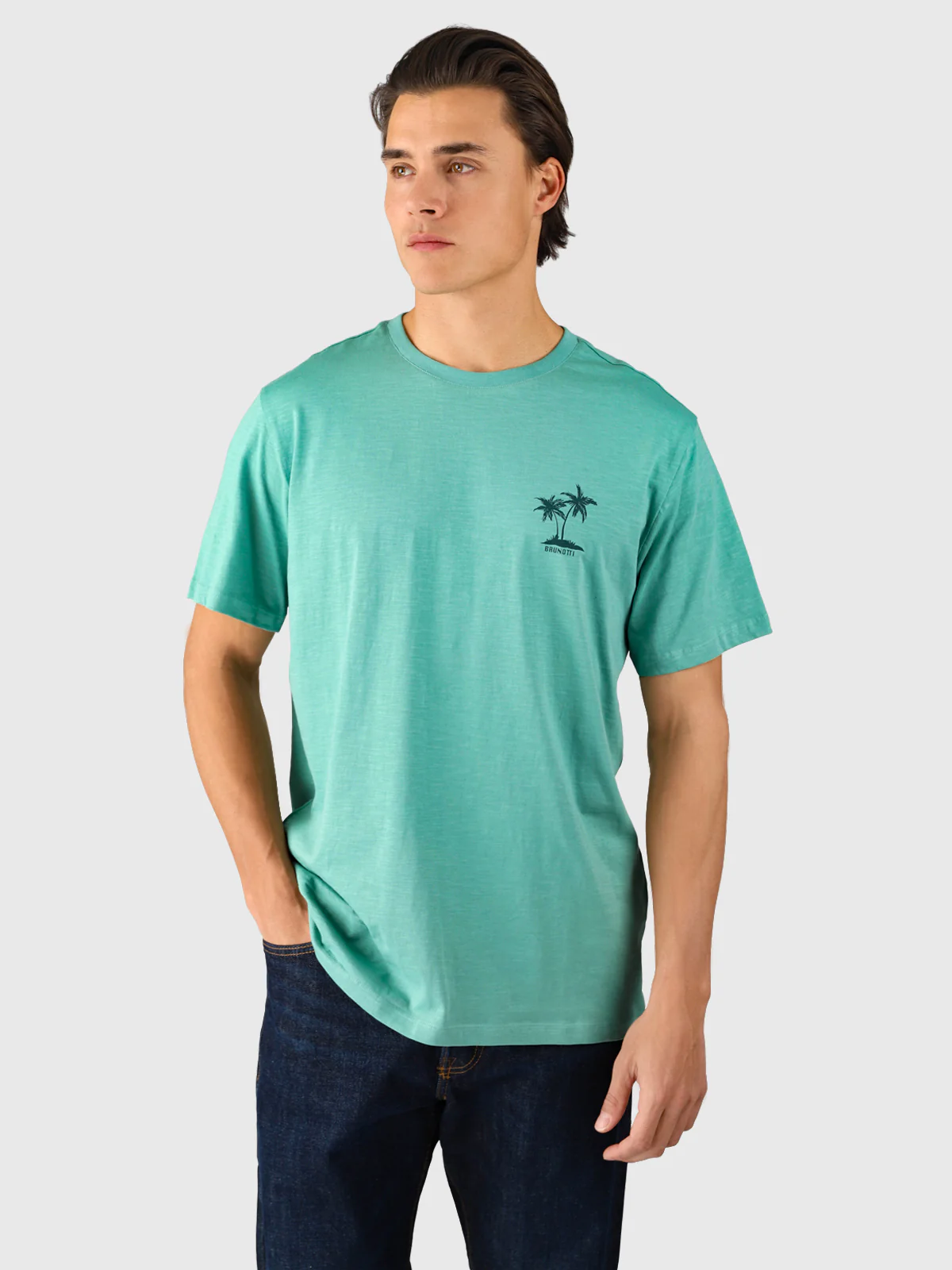 Whiterly Men T-shirt | Bottle Green - Image 5